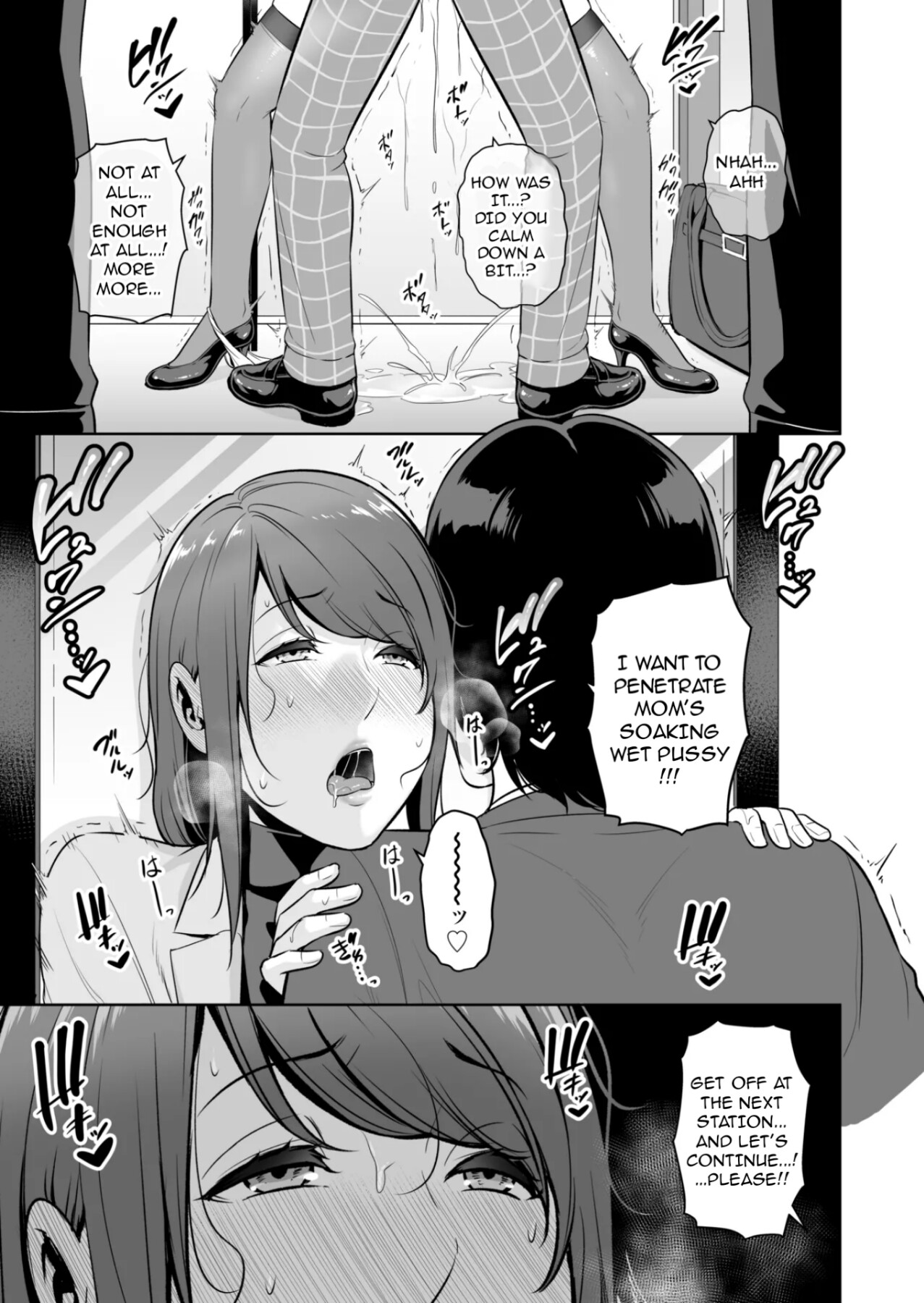 Hentai Manga Comic-My Stepmother on The Train..-Read-38
